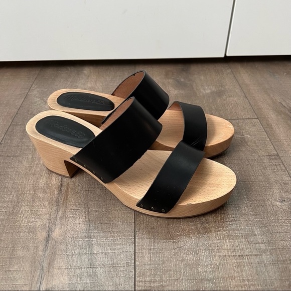 Madewell Clara clog sandal heel 7.5 - Picture 2 of 8